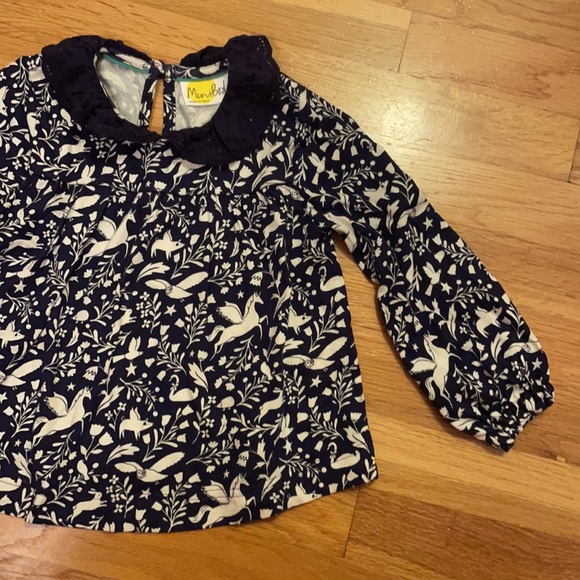 Mini Boden Woodlands top 3/4 - Picture 3 of 4